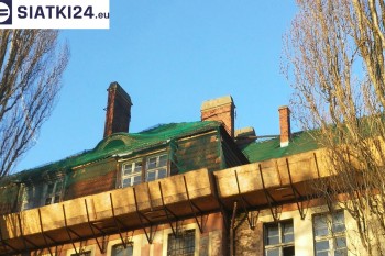 Siatki Dobre Miasto - Siatki zabezpieczające stare dachówki na dachach dla terenów Dobrego Miasta