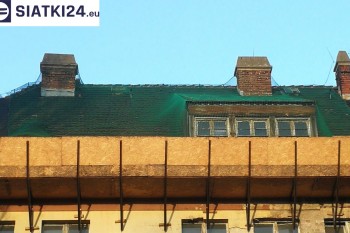 Siatki Dobre Miasto - Zabezpieczenie elementu dachu siatkami dla terenów Dobrego Miasta